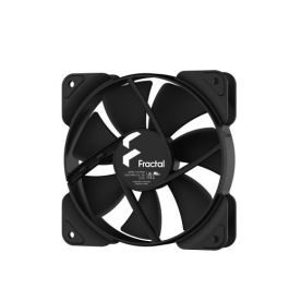 Fractal Design Aspect 12 PWM Ventilador 12 cm Negro FD-F-AS1-1203 - 2000 RPM, 56 CFM, Rodamiento tipo rifle