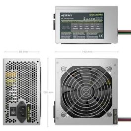 Aisens ASPC-500ATX-SEO Fuente de Alimentación ATX 500W Ventilador 12cm