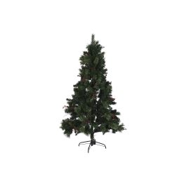 DKD Home Decor Árbol Navidad Red Forest Tradicional Verde 135 x 225 x 135 cm 450 Leds