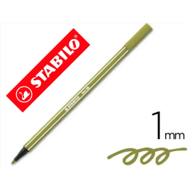 Stabilo Pen 68 Rotulador Acuarelable Verde Tierra Punta Gruesa 1mm Precio: 11.49999972. SKU: S8417651
