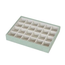 Caja-Joyero Versa Verde Poliéster Cartón 19 x 4 x 25 cm Precio: 7.49999987. SKU: B12FAH777C