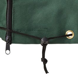 Altadex Funda protectora para mesa y sillas 205x325x90cm, poliéster 240g/m², impermeable y transpirable, verde