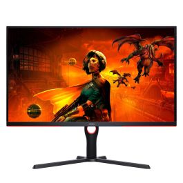 AOC U32G3X Monitor Gaming 32 pulgadas UHD 4K IPS 144Hz 1ms con Adaptive Sync, Altura Regulable, 2 HDMI y 2 DisplayPort, Negro