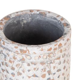 Macetero Cemento Decoración 8,50 X 8,50 X 12,50 cm