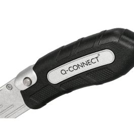 Cuter Q-Connect Metalico Ancho Plegable Con Mango Antideslizante Cuchilla 19 mm Xd-925 Conclip Blister 1 Unidad