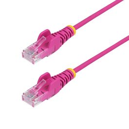 Cable RJ45 Categoría 6 UTP Rígido Startech N6PAT7MPKS Rosa 7 m