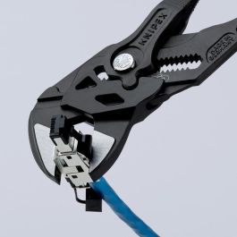 Knipex 86 02 250 - Llave Tenaza Ajustable Zangenschlüssel, Atramentada Gris/Rojo, Apertura 5.2 cm, 250 mm