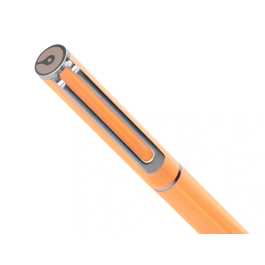 Belius Endless Summer Juego Bolígrafo y Roller Aluminio Naranja y Plateado Tinta Azul Caja Diseño 0,8 mm