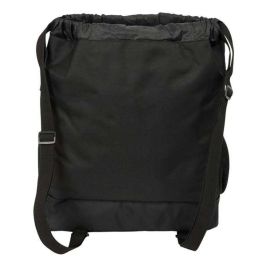 Bolsa Mochila con Cuerdas Kappa Dark Negro 35 x 40 x 1 cm