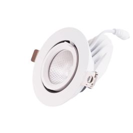 Foco Downlight LED 7W 1050Lm 4000ºK Circular Orientable 40.000H [HO-COB-C-C-OR-7W-W] Precio: 11.49999972. SKU: 15096797921667