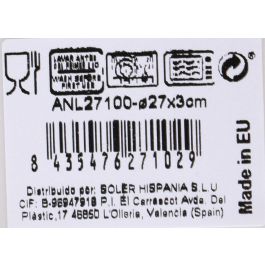 Fuente Redonda Anllo Nordic Ivor Ø27 cm La Mediterranea (6 Unidades)