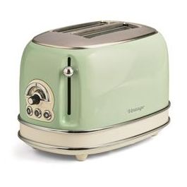 Ariete Tostador Vintage 2 Ranuras, 6 Niveles de Tueste, Función Descongelar y Recalentar, Bandeja Recogemigas Extraíble, Verde Precio: 46.49999992. SKU: B1F3BA75EC