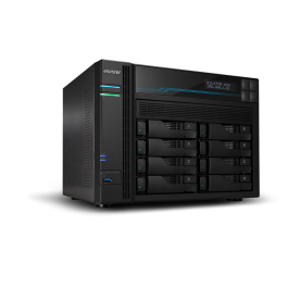 Asustor AS6508T Servidor NAS Torre 8 Bay, Intel Atom C3538 Quad-Core, 8GB DDR4, 2x10GbE + 2x2.5GbE, 8 HDD/SSD SATA III, ADM 3.1, Negro Precio: 1037.89000051. SKU: B134HLHNAV