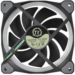Thermaltake CL-F056-PL14SW-A Riing Plus 14 Ventilador Radiador LED RGB 140mm Negro (3 Unidades) - Carcasa Ordenador