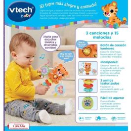 Sonajero musical baby tigre 18,4x16x4,7 cm Sonajero musical baby tigre 18,4x16x4,7 cm
