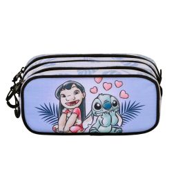 Estuche Portatodo Trick FAN 2.2 Couple Disney Lilo y Stitch Lila