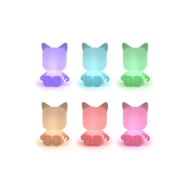 Wondee Lámpara Animal Silicona Luz Nocturna Infantil Recargable USB