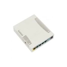 Mikrotik RB951Ui-2HnD Punto de Acceso Router Inalámbrico 2.4GHz 802.11b/g/n con 5 Puertos Ethernet y USB 2.0