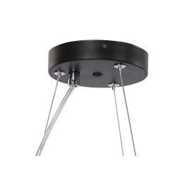 DKD Home Decor Lámpara Techo Mediterráneo Marrón Cuerda 48x48x10 cm