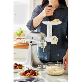 Kitchenaid 5KSMFGA Accesorio Picadora de Carne con Cuchilla de Acero Inoxidable, para Carnes, Pescados y Verduras