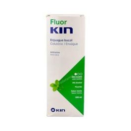 Kin FLUORKIN Enjuague Bucal Anticaries 500 ml, Protección Integral Contra Caries y Placa, Frescor Duradero. Higiene Oral Diaria Adultos Sin Gluten. Precio: 10.50000006. SKU: S05109324