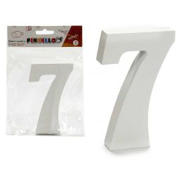 Número 7 madera blanco 2x11 cm - Pincello (24 Unidades) Número 7 madera blanco 2x11 cm - Pincello (24 Unidades) Precio: 16.50000044. SKU: B1B8WH3T8H