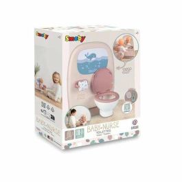 Smoby SMOB220380 Baby Nurse Juego de Imitación: Lavabo y WC para Muñecas