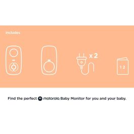 Motorola MOT5055374709993 Monitor de Audio para Bebés AM21 con Alcance 300m, Color Blanco
