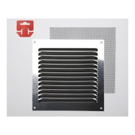Fepre Rejilla de ventilación con mosquitera, acero inoxidable 150x150mm, cromado Precio: 5.89000049. SKU: S7902410