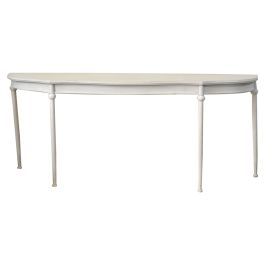 Consola Home ESPRIT Amarillo Blanco Metal 196 x 44 x 81 cm