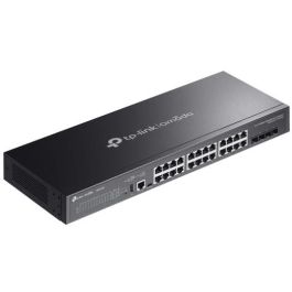 TP-Link SG5428X Switch Gestionado L3 Gigabit Ethernet 24 Puertos (10/100/1000) con Soporte 10G y Montaje en Rack Negro