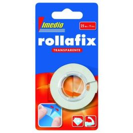 Imedio Rollafix Cinta Adhesiva Transparente 25 m x 19 mm - Alta Adhesión, No Amarillea, Fácil Corte - Para Embala Precio: 2.6899994. SKU: B1JMF5L24R