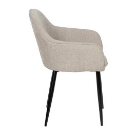 Silla Gris Tejido-Metal Contract 61 X 59,50 X 83 cm