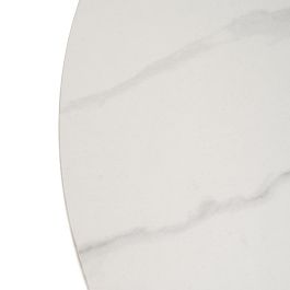 Mesa Centro Blanco-Natural 80 X 80 X 35 cm