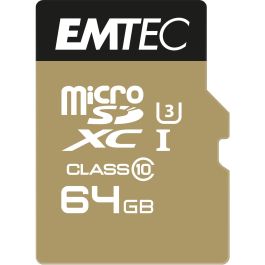 CARD Emtec m64GB UHS-I U3 V30 A1 SpeedIN Pro + Adapter Precio: 15.8389. SKU: B1CXHQQFS2