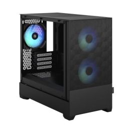 Fractal Design Pop Mini Air Negro - Torre PC micro ATX/Mini-ITX, Ventana Lateral, RGB, 2x120mm Ventiladores FD-C-POR1M-06