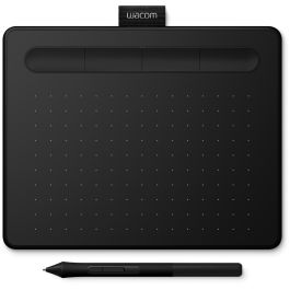 Wacom Intuos Tableta Gráfica Pequeña USB, Bolígrafo sin Batería, 4K Niveles de Presión, ExpressKeys, 152x95mm, Negra Precio: 96.8899998. SKU: S7800801