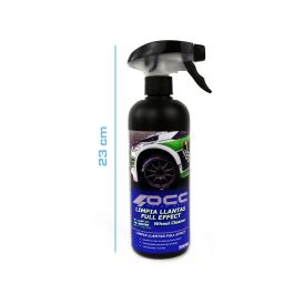 Occ Motorsport OCC47093 Limpia Llantas 500 mL Libre de Ácidos con PH Neutro y Efecto Rojo