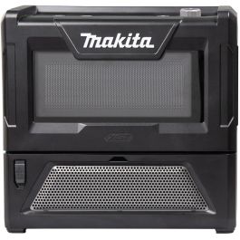 Makita MW001GZ Microondas a Batería 40V Akku 8L 500W para Encimera Negro/Verde con Pantalla LED