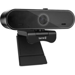 Terra TW-S01 Webcam Full HD 1080p con Tapa de Obturador y Enfoque Fijo, Micrófono Incorporado