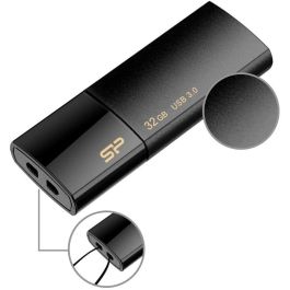 Silicon Power Blaze B05 32GB USB 3.2 Gen 1 Deslizar Negro