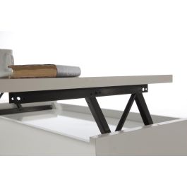 HERRAJES ALK FEUDO PLUS 475 Elevable Con Muelle H198 Negro Hierro Mesa Centro