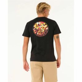 Camiseta de Manga Corta Hombre Rip Curl Passage Tee Negro