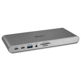 Lindy DST-Pro 5K XT Estación de Acoplamiento USB-C para Portátil, Pantalla Triple 4K / Sencilla 5K, Carga PD 100W, Aluminio Precio: 164.49999973. SKU: B1HB85S96Y