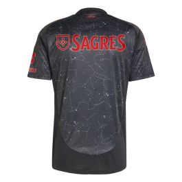 Camiseta de Fútbol de Manga Corta Hombre Adidas SLB Benfica Negro L