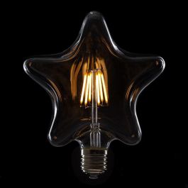 Bombilla LED Filamento Star E27 6W 432Lm 2000K Blanco Cálido Retro Eficiente para Hogar 40.000H [HO-LF-STAR-E27-6W-WW]