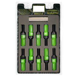 Omp Speed Juego De 20 Tornillos Con Protector De Aluminio De Colores M12x1.5 Llave De 17-19 Largo 28 mm Con Protector Verde OMPS09981208 Omp Speed Juego De 20 Tornillos Con Protector De Aluminio De Colores M12x1.5 Llave De 17-19 Largo 28 mm Con Protector Verde OMPS09981208