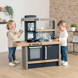 Smoby SMOB312308 Cocina Escalable Tefal para Niños 3+ años con Zócalos Extraíbles y 31 Accesorios