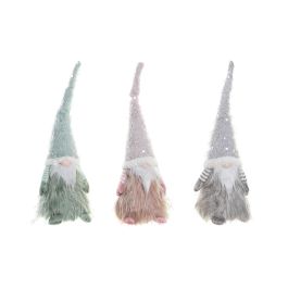 DKD Home Decor Figura Navidad Fantasia Poliester 13x46x14 cm (6 Unidades) Surtido de Colores Aleatorios