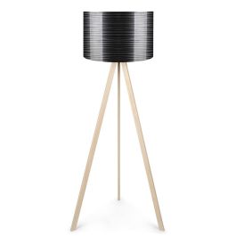 Lámpara de Suelo "Kano-2" [OPV-780SGN2483] Trípode Madera Pantalla Tela